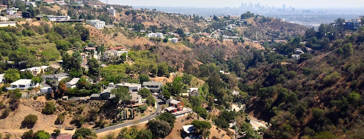 Laurel Canyon vista dall'alto