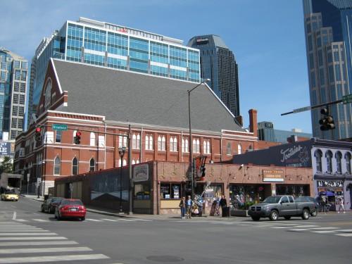 Ryman, Nashville. Foto di Musicpostcards