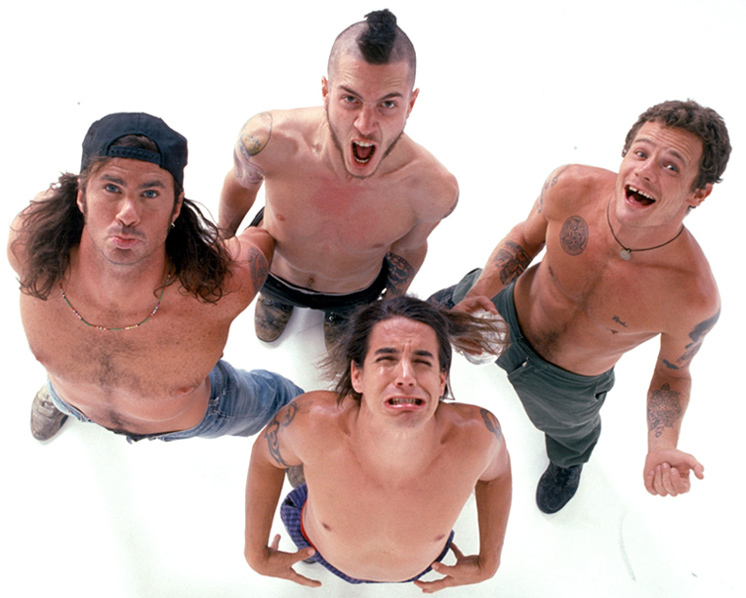 The Red Hot Chili Peppers photographed in Hollywood. August 1991. ** Higher Rates Apply ** ** No Tabloids/Skin Mags ** © Robert Matheu / Retna Ltd.