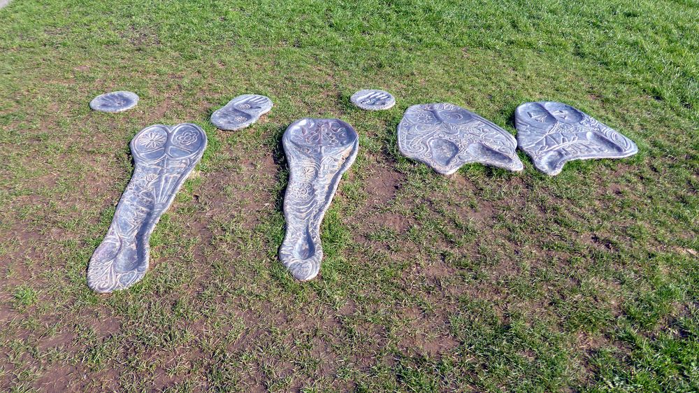 Beatles bum mould installation'