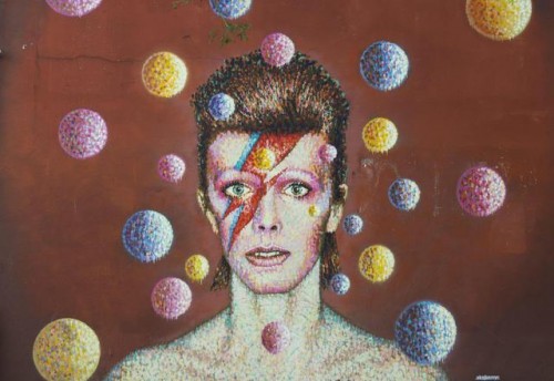Un murale dedicato a Bowie a Brixton