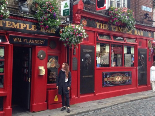 Io davanti a Temple Bar 