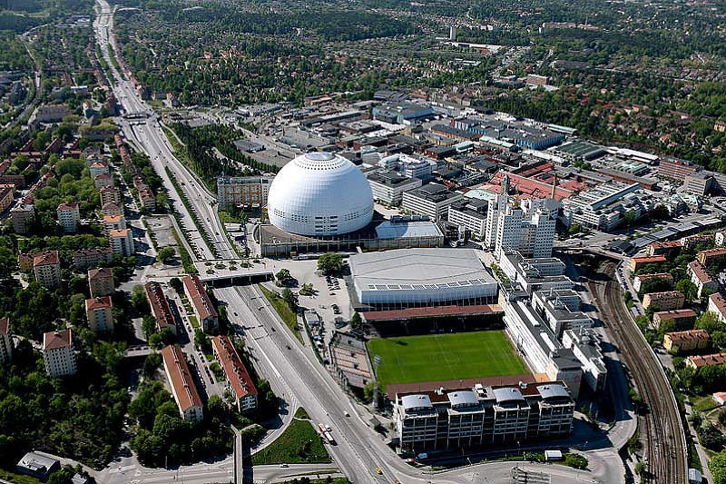 L'arena vista dall'alto 