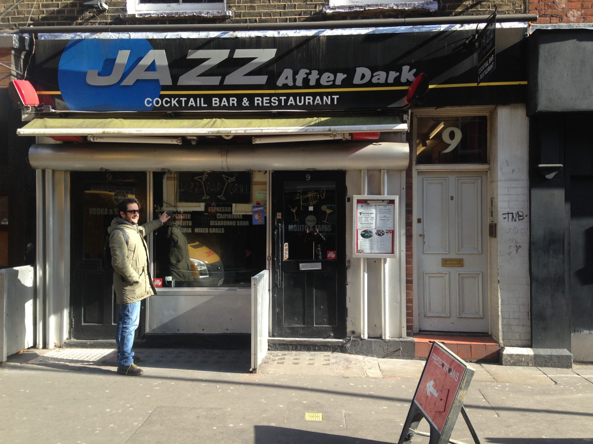 Marco davanti al Jazz After Dark