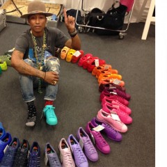 Tutti pazzi per le creazioni di Pharrell Williams