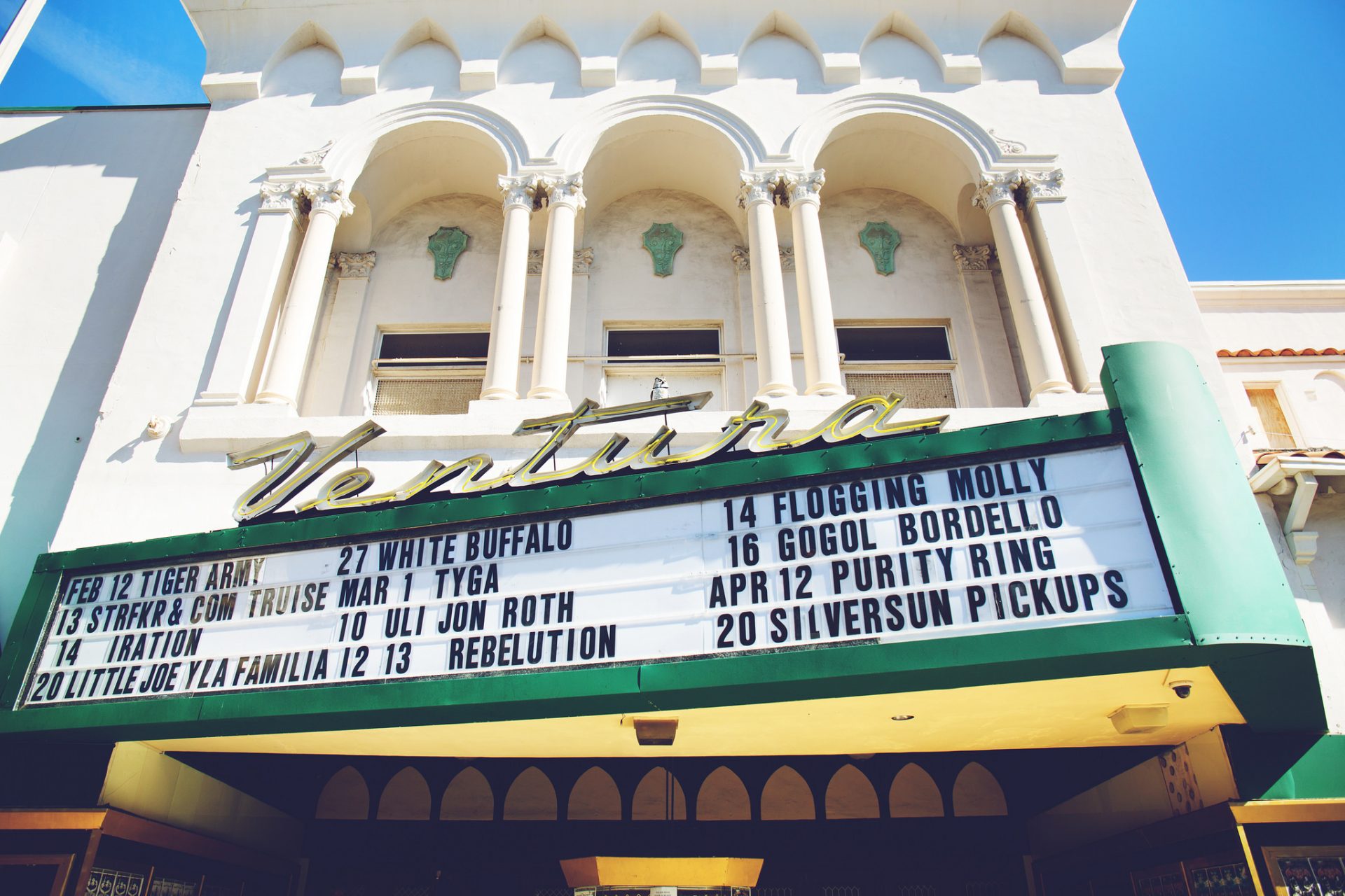 Musica live al Majestic Theatre di Ventura