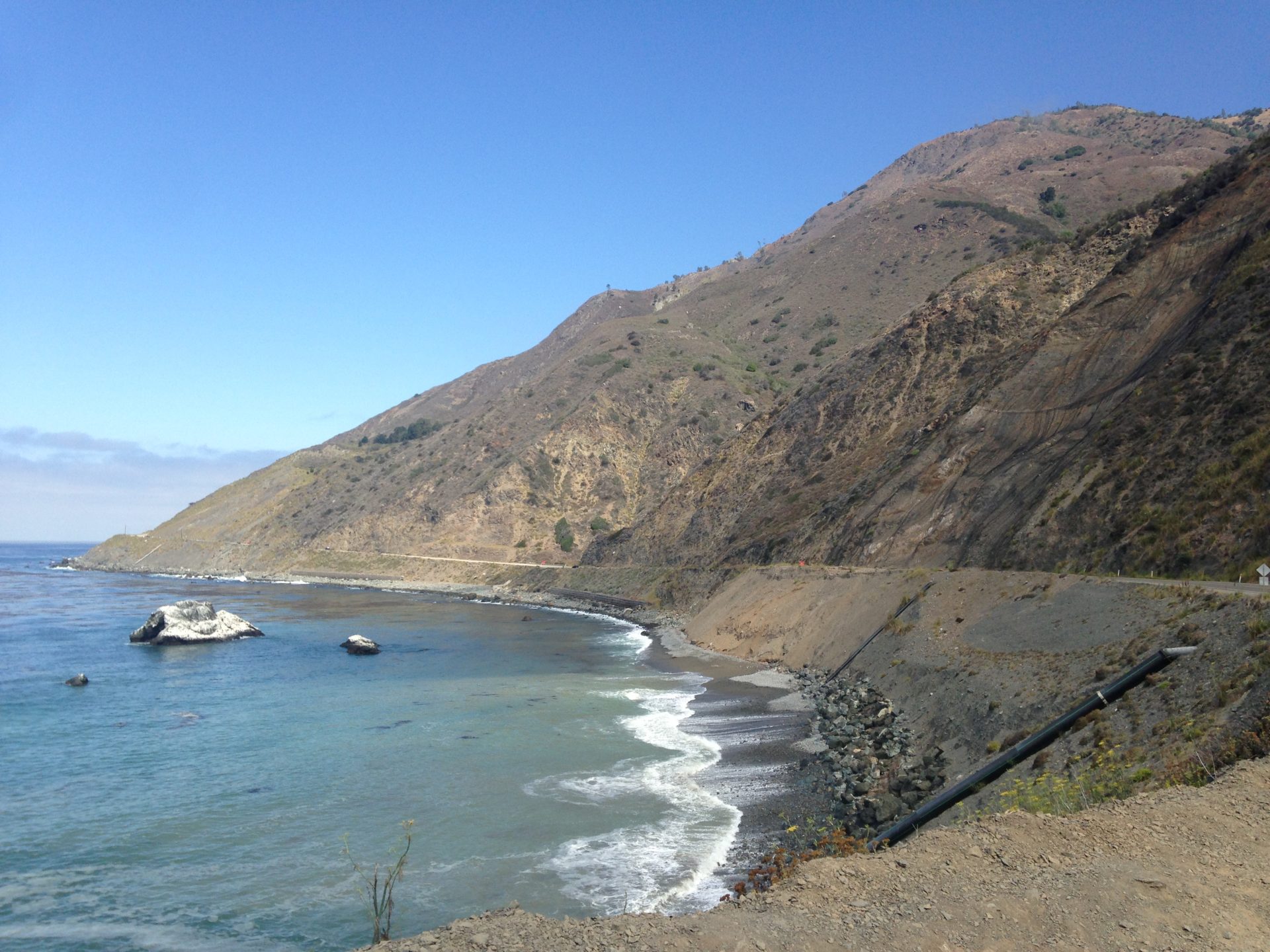 Ecco la Highway1, la strada che abbiamo percorso sulla costa 