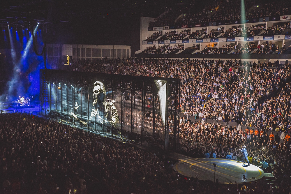 U2 live alla O2 Arena, credit foto static.gigwise.com