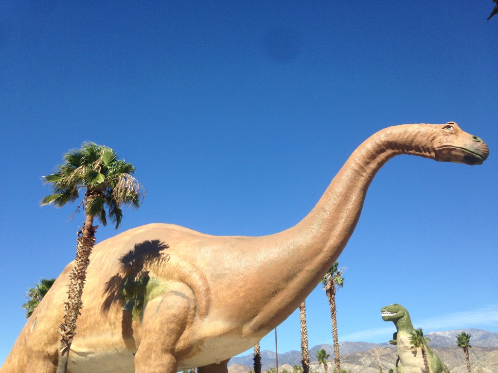 Ecco i dinosauri di Cabazon, foto di Gloria Annovi