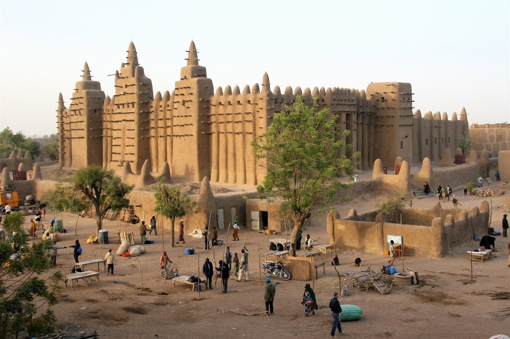 La grande Moschea di Djenne in Mali, Africa