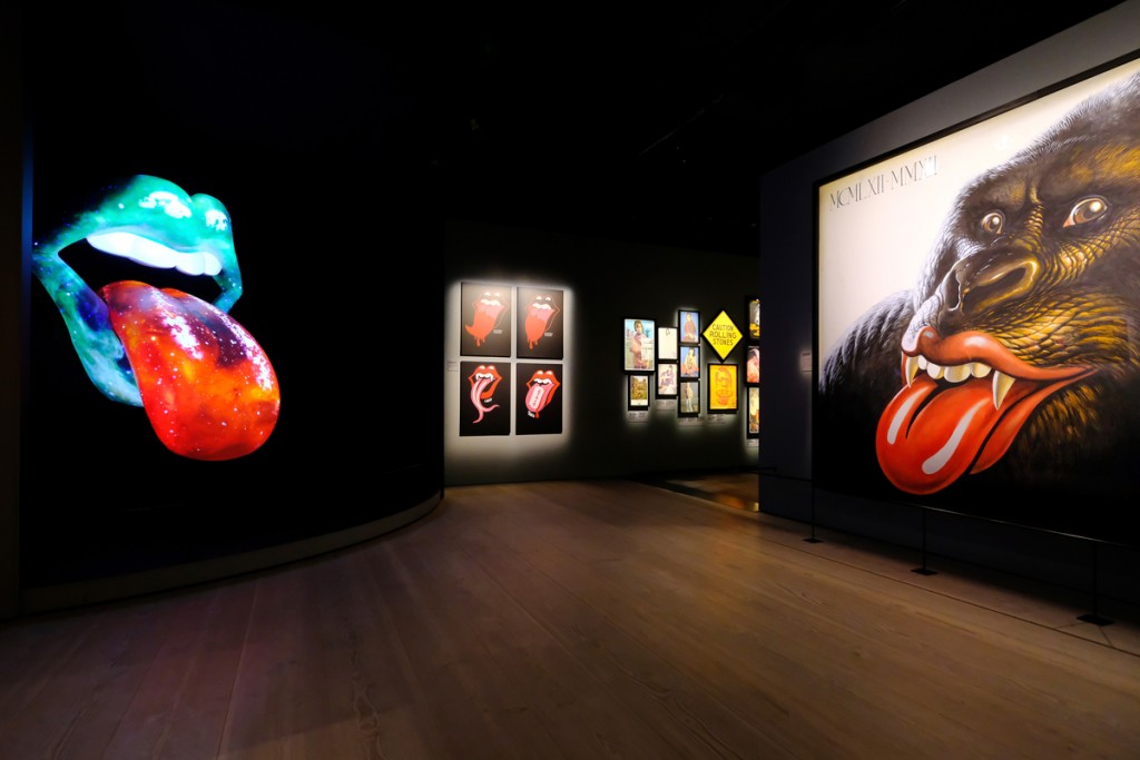 La mostra degli Stones alla Saatchy Gallery, credit foto www.stonesexhibitionism.com/