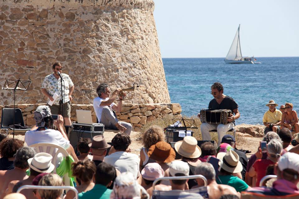 Paolo Fresu durante un'edizioe del suo Time in Jazz, festival sardo che si svolge ogni agosto a Berchidda