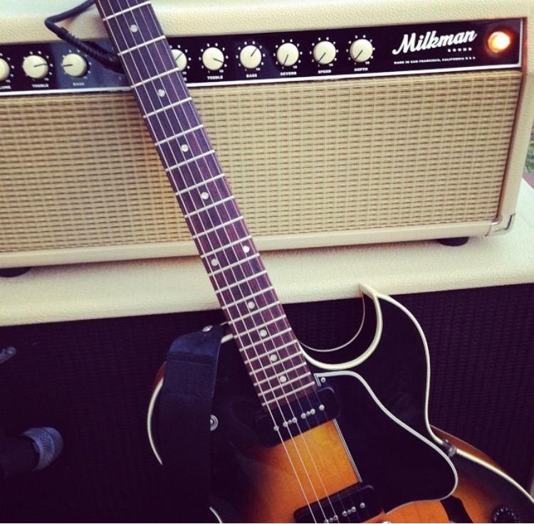 La mia Gibson 135 e il mio ampli Milkman Sound