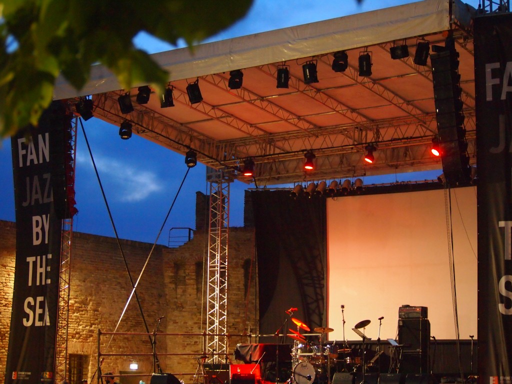 Palco principale in Rocca, foto di Gloria