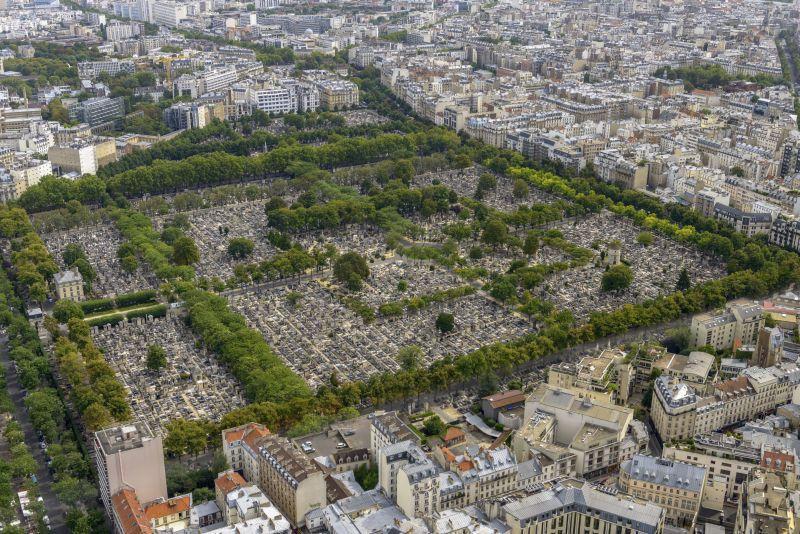 Il cimitero visto dall'alto, credit foto www.parigionline.com