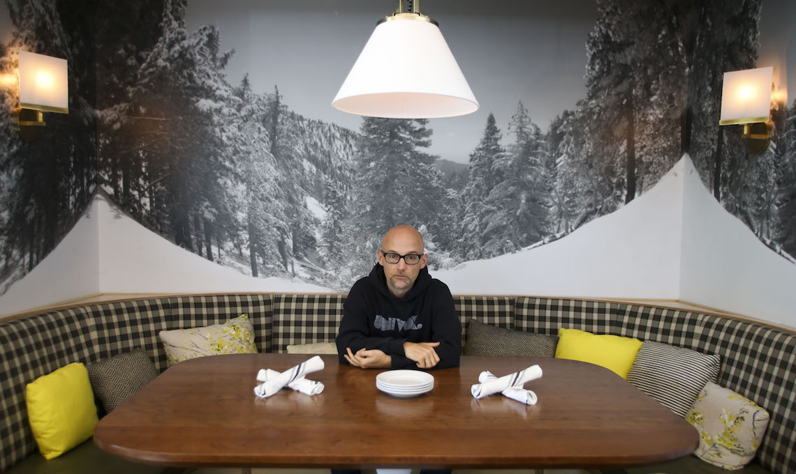 Moby, musician and owner of Little Pine restaurant.