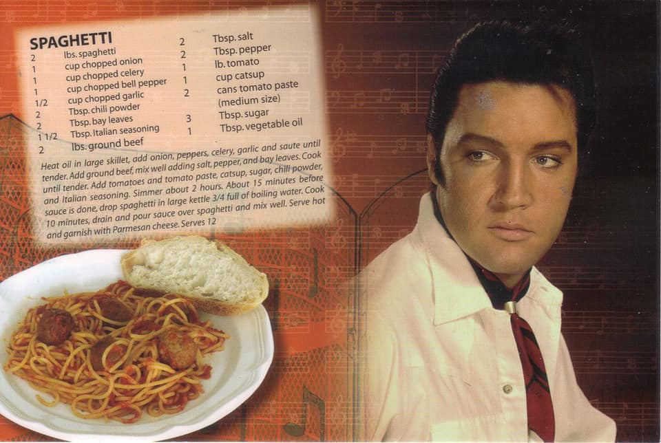 Elvis spaghetti big