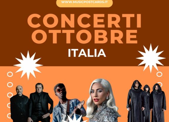 CONCERTI TOP OTTOBRE 2025 ITALIA